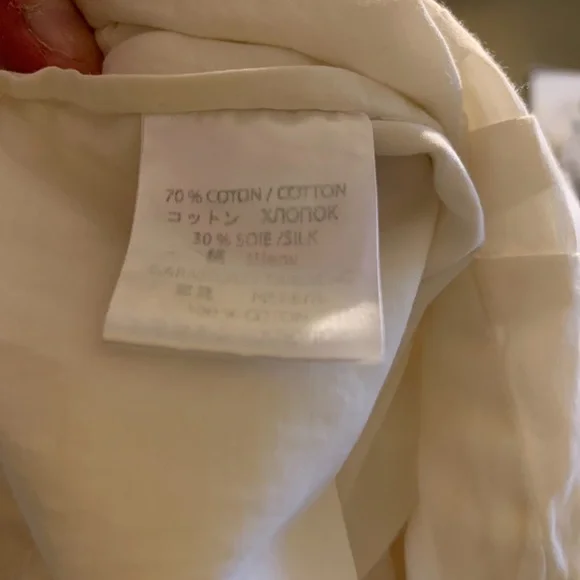 *Bui Italian Made Silk Cotton Lace Up Flowing Camisole Tank Top* - Picture 7 of 9